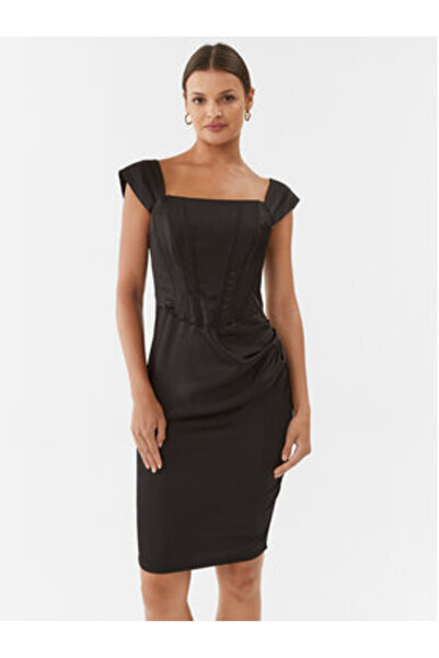 RINASCIMENTO Rochie de cocktail pentru femei CFC0115251003 Negru
