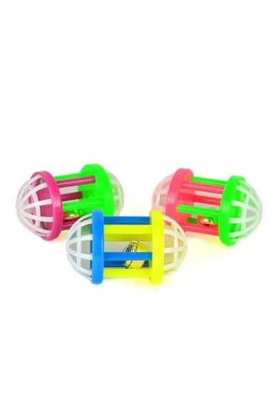 STOREMAX Petpretty Bell Ellipse Play Ball Cat Toy 3 Pieces