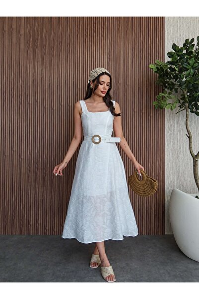 ESRAHELVACI Φόρεμα με χοντρό λουράκι