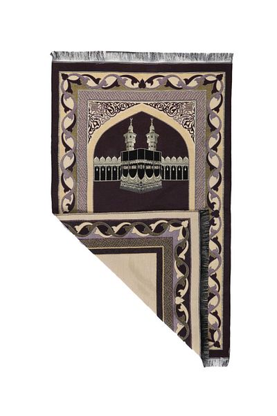 MANASEK Centered Square Bag Cotton Prayer Mat (115 x 67 cm)