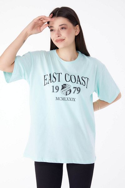 TOFİSA Printed T-Shirt Mint - 25297