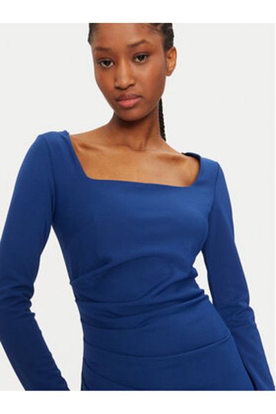 RINASCIMENTO Rochie de cocktail pentru femei CFC0121285003 albastră