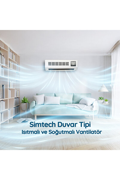 Simtech SİMTECH KM-2514 DUVARTİPİ SERAMİK ISITICI VE VANTİLATÖR