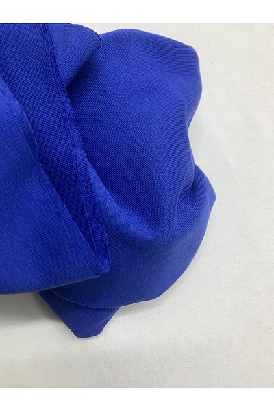 Yiğit Kumaş Blue Ribana Fabric, Piece 95X190 cm