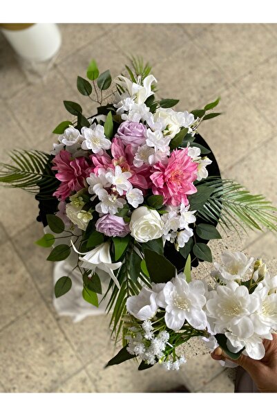 Z&B FLOWERS Gelin Araba süslemesi Vakumlu Masa Çiçeği Araba süsü çiçeği