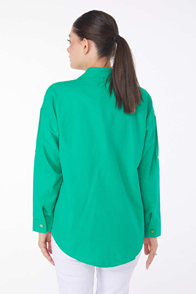 TOFİSA Cămașă Stoned Verde - 25910