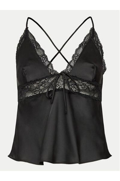 Hunkemöller hunkemoller Top de pijama pentru femei 205066 Negru