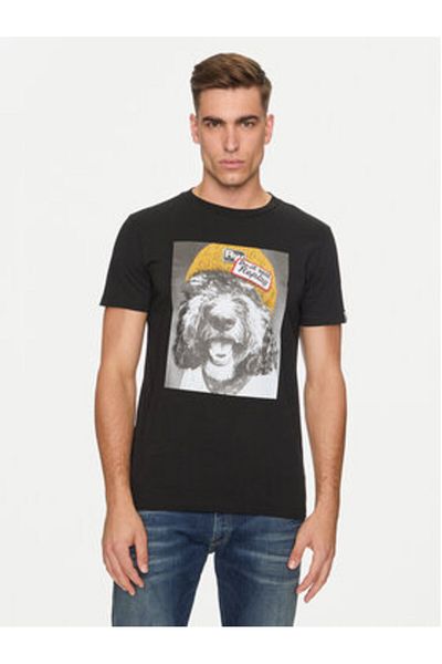 Replay replay Men's T-Shirt M6951 .000.2660 Black