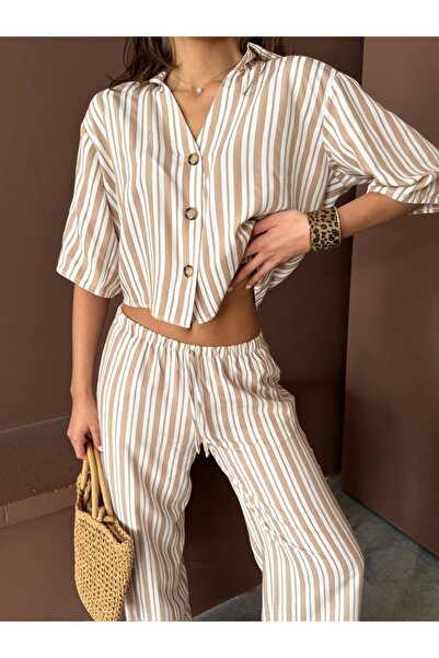 Joana Μπεζ Γυναικεία Κοστούμια Ayara