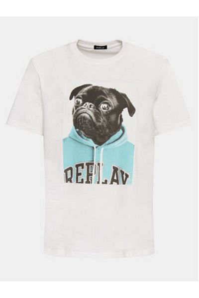 Replay Men's T-Shirt M6808 .000.22662 White