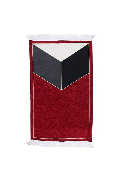 MANASEK Polyester & Cotton Prayer Mat (68 X 116 Cm)