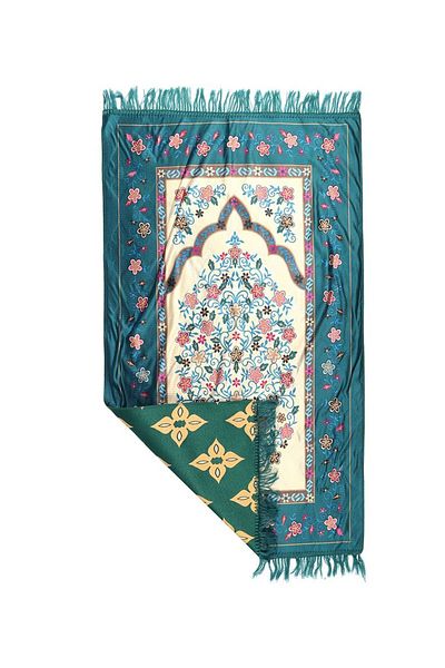 MANASEK Makkah Polyester Prayer Mat (70x110 cm)