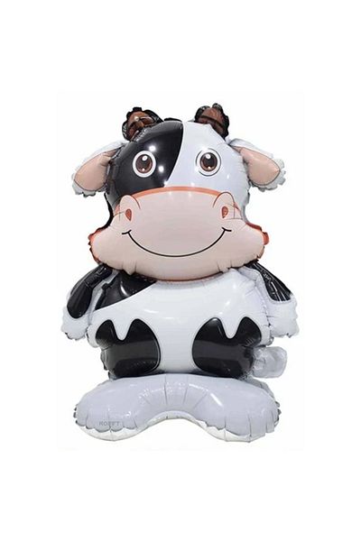 Ropet Foil balloon with stand, Cow figurine, 60 cm, Ropet