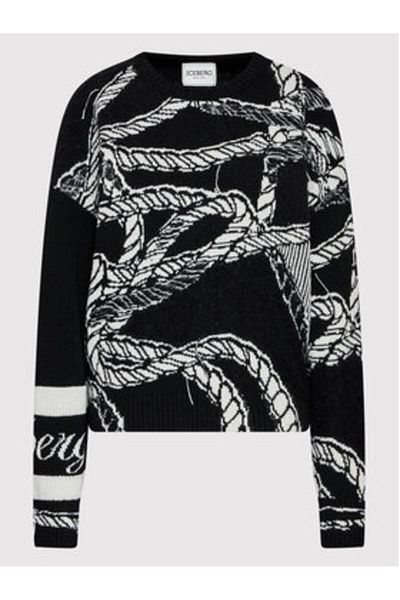 Iceberg Women's Sweater A024 7079 Black