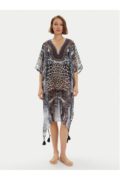 Iconique Women's Poncho IC24-151 Brown