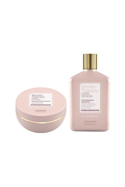 Alfaparf Milano Set Alfaparf Lisse Design Keratin Therapy Maintenance, Shampoo 250 ml + Mask 200 ml