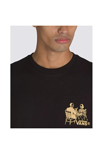 Vans Ανδρικό μαύρο μπλουζάκι Fine Dining Ss Vn000m6bblk1