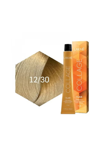 LAKMÉ كريم كولاج كلير لتلوين الشعر من لاكمي 12/30 إل.جولد بلوند 60مل