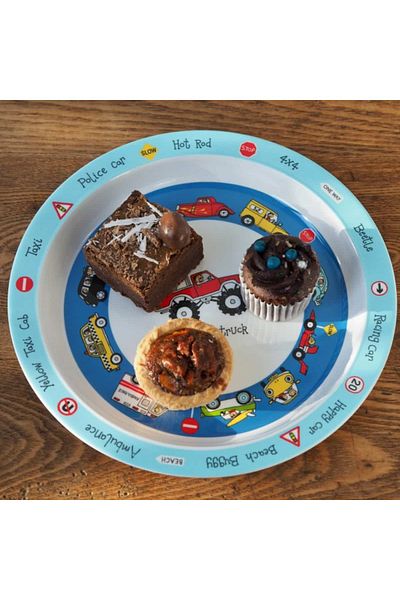 Tyrrell Katz Melamine Food Plate - Food Bowl // Cars / Cars