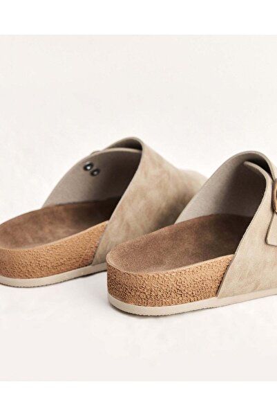 Chirpy Kadın Çift Tokalı Yazlık Tek Bant Terlik