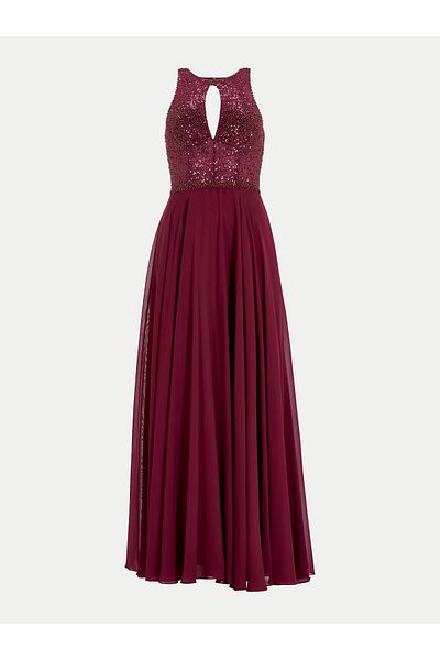 Hey Kyla Women's Evening Dress 5AI053HK Burgundy