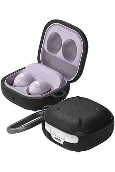 Ringke Onyx Case Compatible with Samsung Galaxy Buds FE/Buds 2 Pro/Buds 2 / Buds Pro/Buds Live - Bla