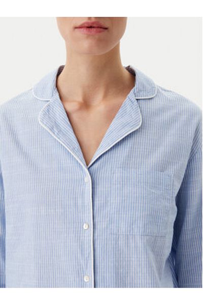 Hunkemöller hunkemoller Top de pijama pentru femei 301491 Albastru deschis