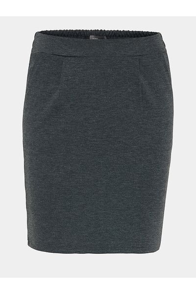 ICHI Women Mini Skirt 20105037 Gray