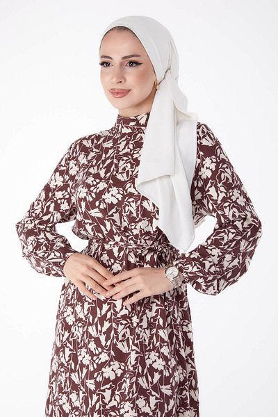 TOFİSA Φόρεμα βισκόζης Claret Red - 25310