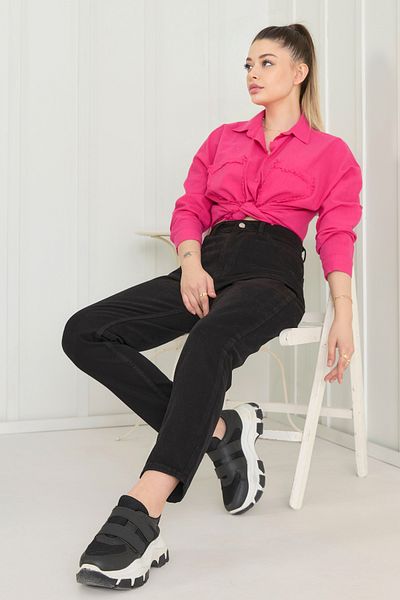 TOFİSA Gabardine Trousers Black - 11610