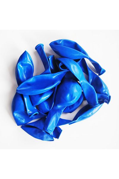Ropet Set 100 baloane latex, Albastru, 30cm, Ropet