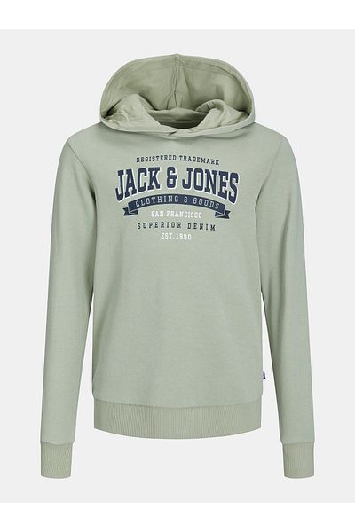 Jack & Jones Hanorac Jack Jones Junior pentru băieți 12257309 Gri