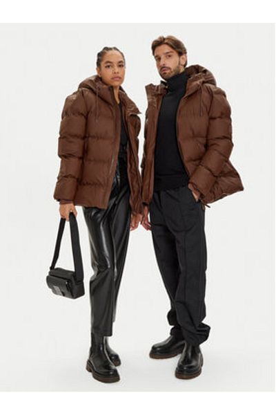 Rains Unisex Winter Jacket 15120 Brown