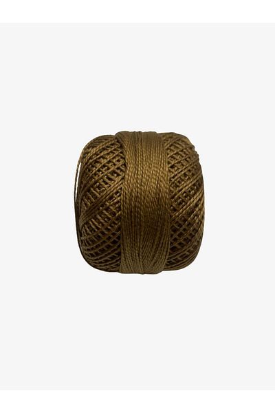 Yiğit Kumaş Embroidery Thread (Etamine Thread) Anchor No:8 Brown Color 375