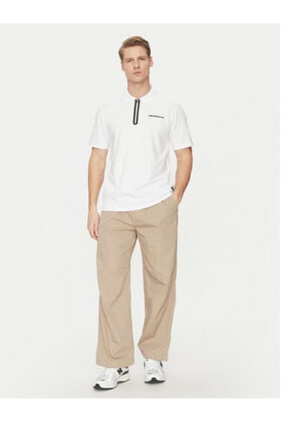 Jack & Jones Tricou polo pentru bărbați Jack Jones 12273127 Alb