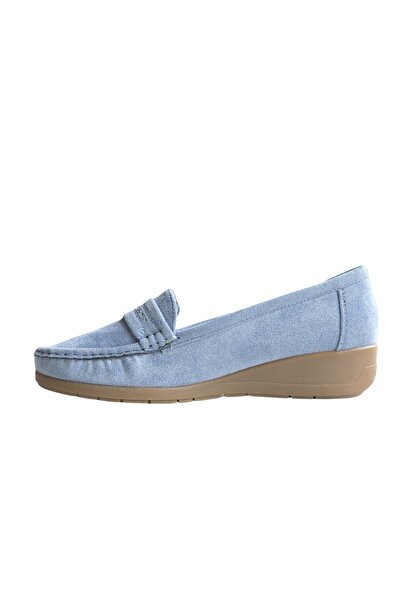 Belle Women Eco-leather Women's Moccasins, Blue