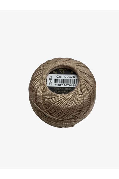 Yiğit Kumaş Embroidery Thread (Etamine Thread) Anchor No:8 Milky Coffee Color 376