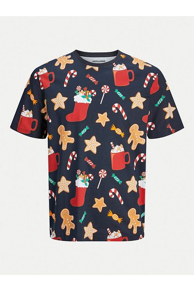 Jack & Jones Tricou bărbătesc Jack Jones 12265399 Bleumarin