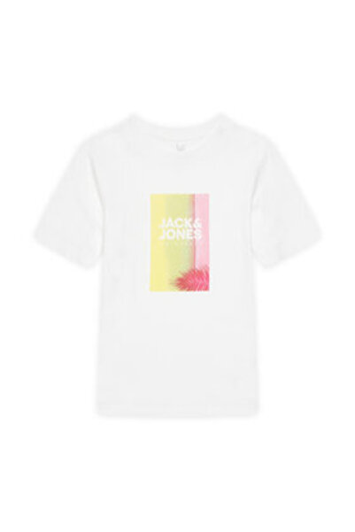 Jack & Jones Tricou Jack Jones Junior pentru băieți 12278349 Alb