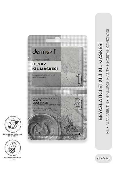 Dermokil Whitening Effective Clay Mask 2X7.5