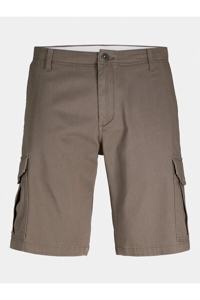 Jack & Jones jack jones Mens Fabric Shorts 12182555 Gray