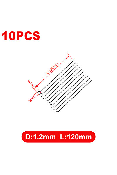 choice2 قضيب سحب سيرفو من النوع Z بقطر 1.2 مم × 120 مم، 10 قطع، طول 12/14/16/...