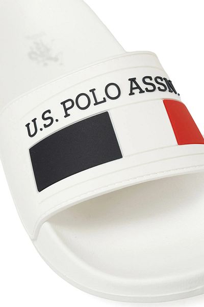 U.S. Polo Assn. Original U.S. Polo Assn. White Slippers