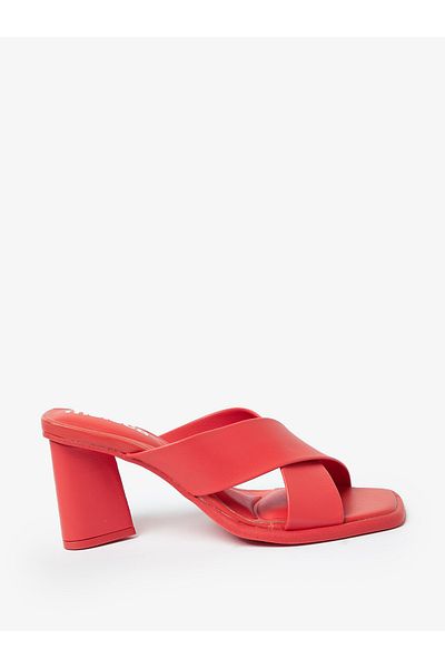 Moleca Ladies High Heel Sandals Orange | Made In Brazil