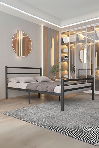 AKSviva Chester Çift Kişilik Ferforje Metal Karyola