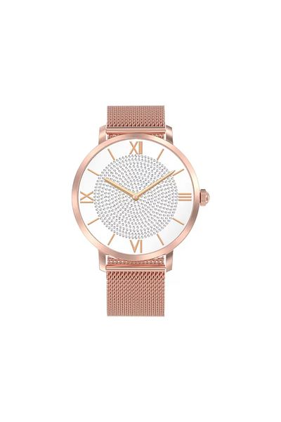 Smart Vibe Smartwatch Women's Edition DTS™ WATCH 1.30" AMOLED, Receive/Make Call, Voice Assistant, Gold