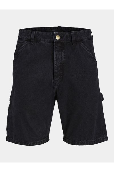 Jack & Jones Pantaloni scurți din denim pentru bărbați Jack Jones 12252814 Negri