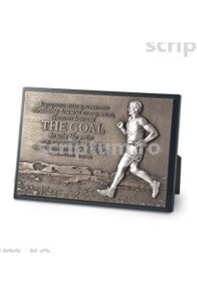 Editura Scriptum Placa mica in relief The Goal - Runner