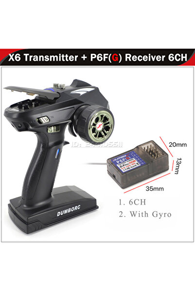 Choice10 X6 مع P6FG DUMBORC X6 X4 2.4G جهاز إرسال 4 قنوات 6 قنوات P6F P6FG P6...