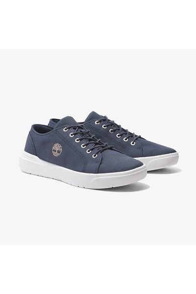 Timberland Tenis Seneca Bay Low cu șireturi pentru bărbați, albastru bleumarin